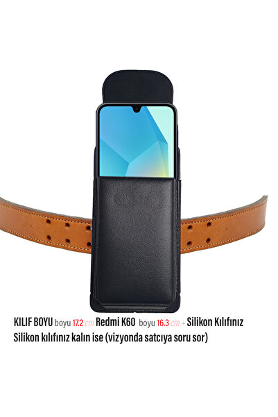 EXENAR Husă pentru centură Redmi K60 Husă pentru centură cu clapă