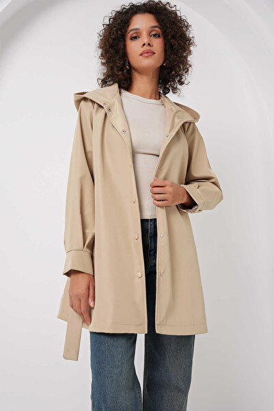 GABRİA Trenchcoat cu capse
