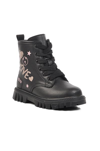 pepino Walkway Black-Powder Kids Boots