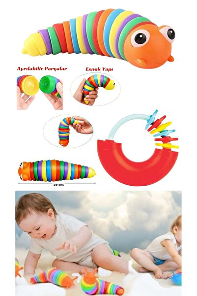 BYCEGU 1 ADET ESNEK SÖKÜLEBİLİR OYUNCAK TIRTIL 1 ADET HALKA ŞEKLİNDE KIRMIZI ...