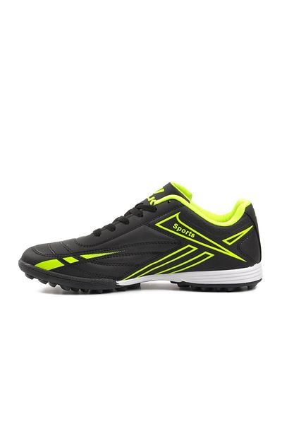 Hulk Ανδρικά παπούτσια Astroturf Field Walkway Black-neon Yellow