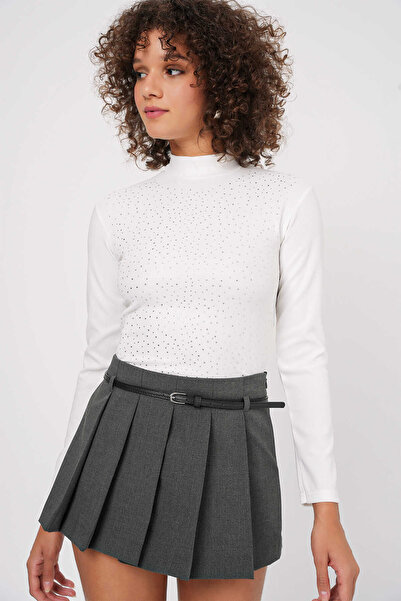 GABRİA بلوزة جابريا ستون بأكمام طويلة