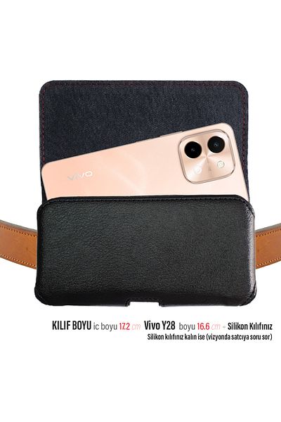EXENAR Vivo Y28 Belt Case Cover Waist Belt Case