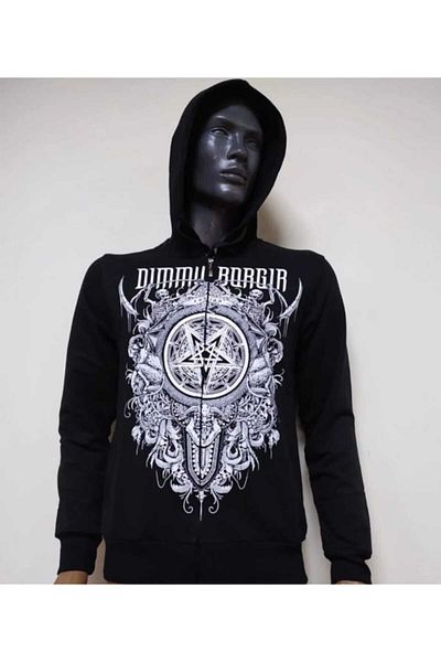 FULL TOLERANCE Суитшърт с качулка и цип Dimmu Borgir Eonian Metal Band