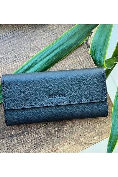 PremiumAccessory 100% Genuine Leather Resolve Elite Model Women's Wallet