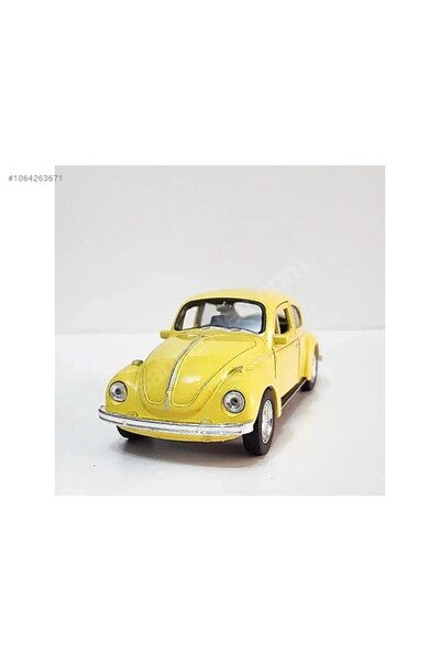 CarStore Vosvos Sarı Renk Full Metal Model