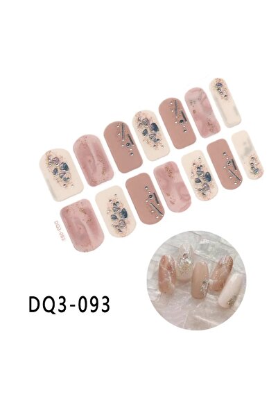 gaman EY-51-100 Yeni Nesil 14'lü Tırnak Stickerı Takma Tırnak Sticker Yeni De...