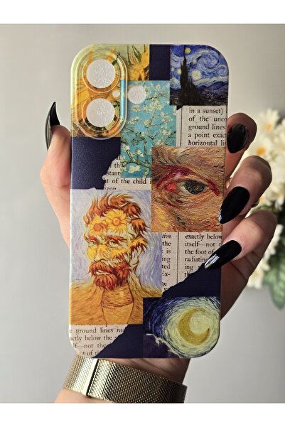 Magic Ring Iphone 16 Uyumlu Baskılı Şeffaf Telefon Kılıfı