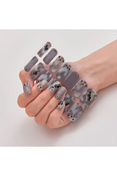 gaman EY-51-100 Yeni Nesil 14'lü Tırnak Stickerı Takma Tırnak Sticker Yeni De...