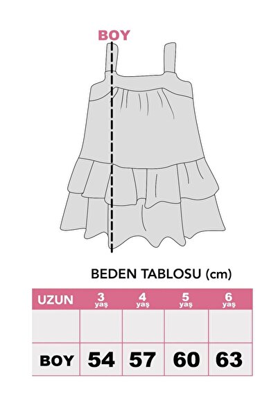 difa kids Pamuklu Günlük Rahat Renkli Yaprak Desenli Fırfırlı Askılı Kız Çocuk Yazlık Elbise