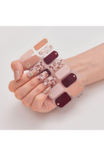 gaman EY-51-100 Yeni Nesil 14'lü Tırnak Stickerı Takma Tırnak Sticker Yeni De...