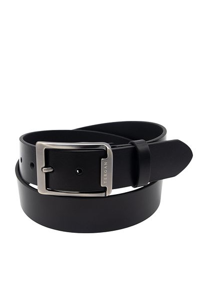 Tergan Black Men's Leather Belt - 0360D62
