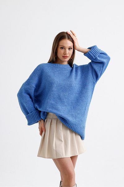 İLKCET MODA Pulover lung de damă oversize Basic