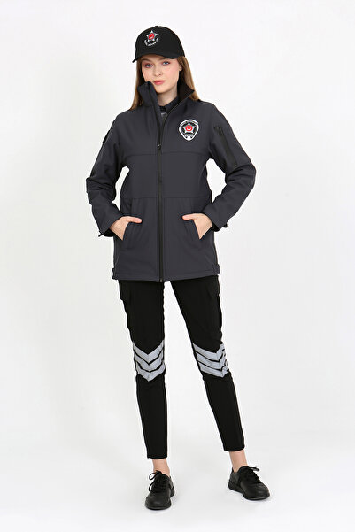 ModaCanel Yeni Kamu Personel Özel Güvenlik Kışlık Softshell Mont (İçi Polarlı)