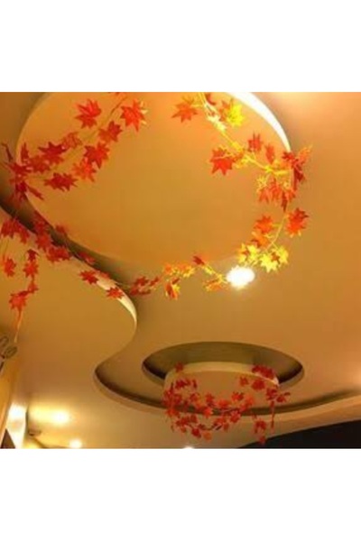 YAPAY ÇİÇEK DERYASI 1 dal Sonbahar sarmasik Ev Dekor DUVAR Balkon Vitrin Sus