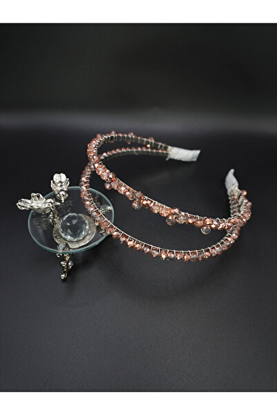 gelinmz Coroană de mireasă și accesoriu de păr pentru nuntă și logodnă, cu pi...