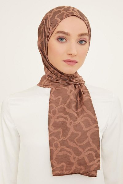 Armine Viscose Trend Shawl - 2 - Καφέ 24929