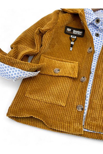 Ege Bebek Boy's Velvet Jacket Jeans Pant Shirt Classic Fairy Suit