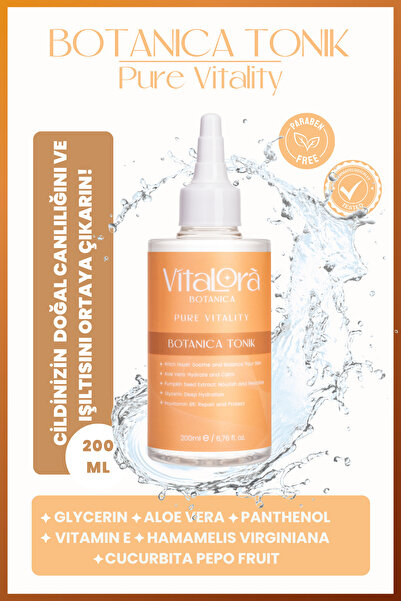 Vitalora Botanica Tonik Aqua Soft Peg-7 Olivate Canlandırıcı Ve Gözenek Sıkıl...