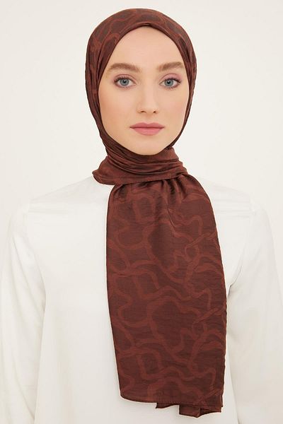 Armine Вискозен шал Trend - 2 бр. - Горчиво кафяв 24644