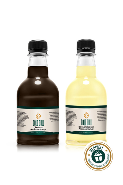 gold gull Çikolata & Beyaz Çikolata Aromalı Kahve & Meyve Şurubu 2 X 300 Ml.