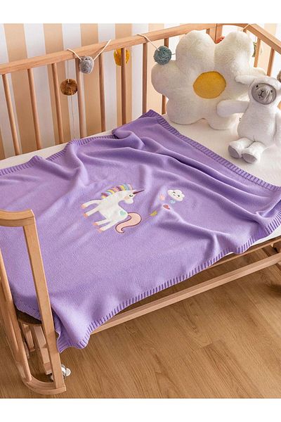 LC Waikiki Lcw Home Embroidered Baby Blanket 80X100 cm