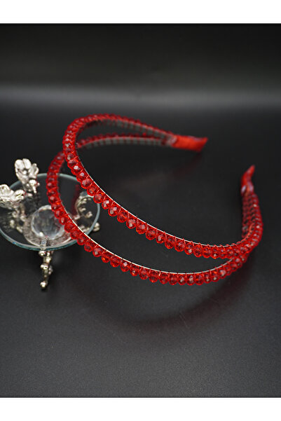 gelinmz Coroană și accesoriu de păr elegant pentru mireasă cu piatră de crist...