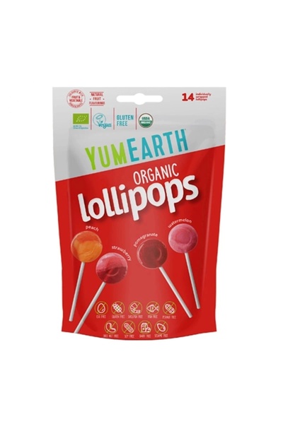 Yumeart مصاصة Yumearth العضوية 14 مصاصة 87 جرام