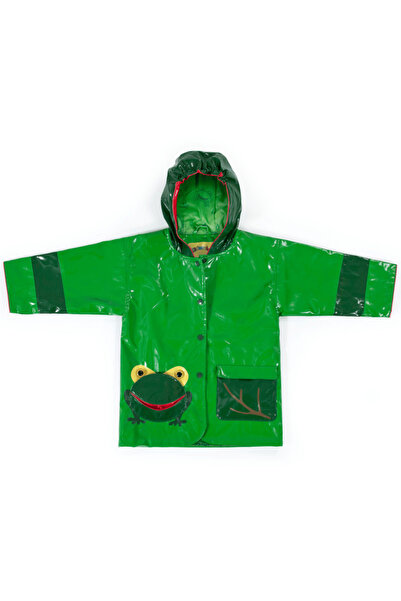 kidorable معطف واق من المطر للأطفال الضفدع