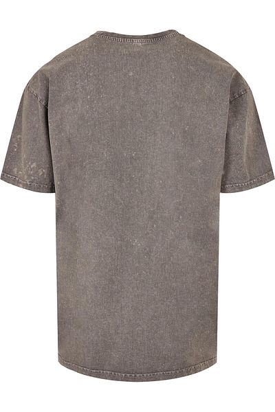 Merchcode Herren Cherry Acid Washed Oversize Tee