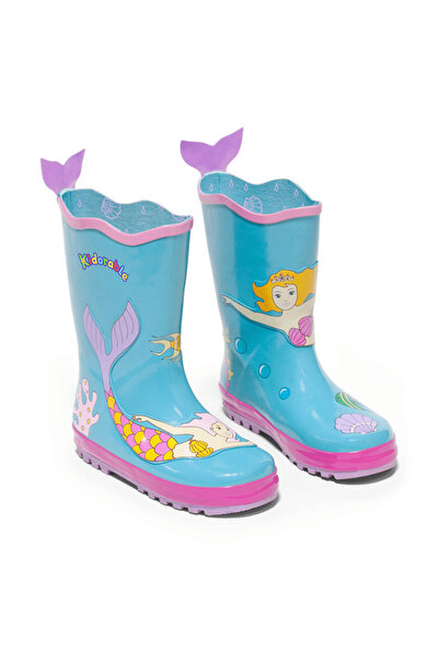 kidorable Deniz Kızı Çocuk Yağmur Çizmesi