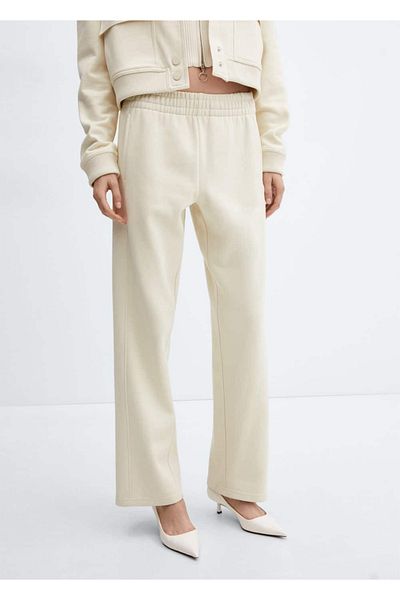 MANGO Woman Comfortable Cut Cotton Jogger Pants