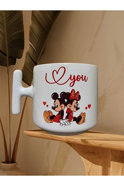 GameFruy Micky Mouse Love Written Special Design t Mug (White t)