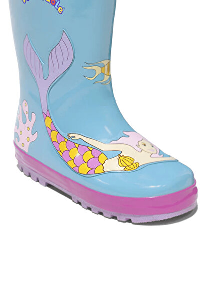 kidorable Deniz Kızı Çocuk Yağmur Çizmesi