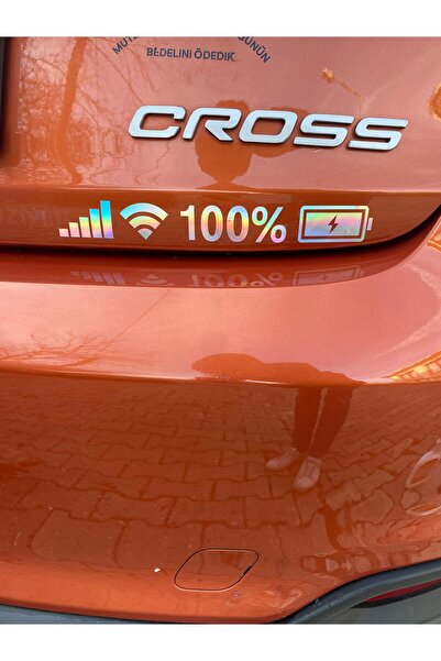 Fiat Batarya Pil Wifı Icon Oto Stıcker 25x3 Cm