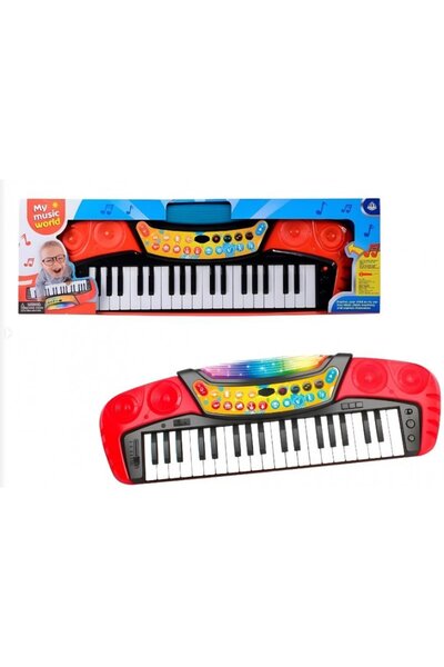 mavi su dünyası Elektronik Çocuk Piano 63 Cm - Mavi Su Dünyası