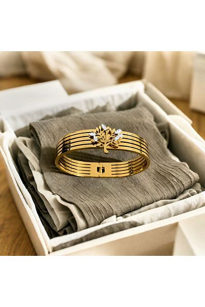 MR Tree of Life Figure Gold Stainless Steel Clamp