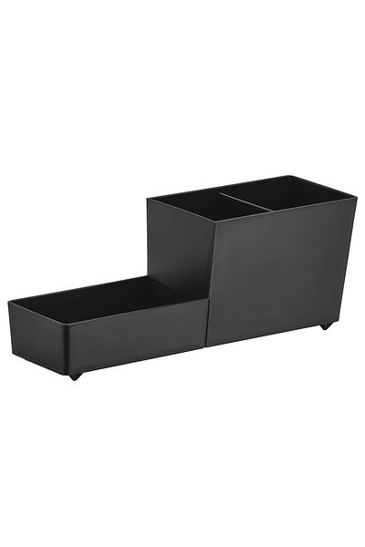 IKEA Countertop Compartment Cutlery Holder 31X10X12 cm Ikea Plastic Cutlery Holder Black Color