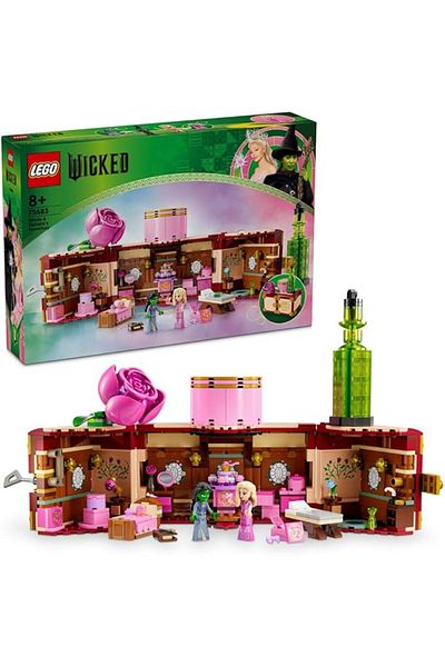 Orqinel Lego Wicked Glinda and Elphaba's Dormitory - 75683 Model, 2 Mini Doll Fanta for Kids Ages 8+