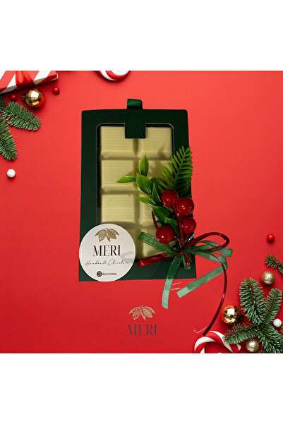 Meri Hediye Kutu - Beyaz Dubai Çikolatası - %70 Antep Fıstıklı Kadayıflı 210 ...