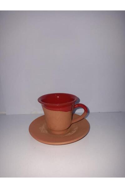 Manisabirliklezzet Toprak Fincan Takımı 6 Lı Set Tamamen Toprak Malzemeden Ya...