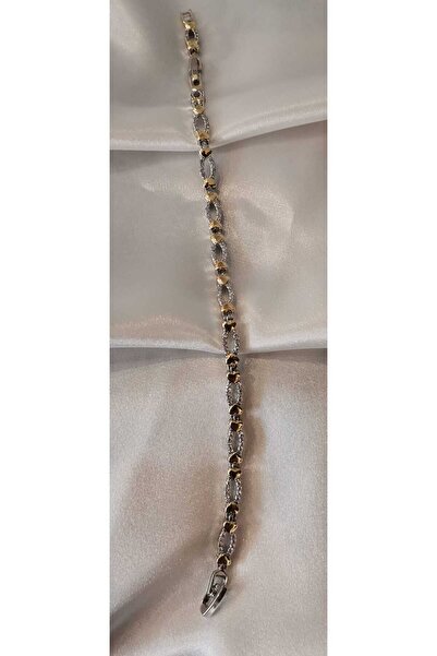 Ebijuteri Paslanmaz Kararmaz VİP Zirkon Taşlı Bileklik