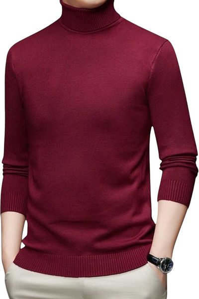 Mood Agenda 2-Piece Men's Non-Pilling Throat Knitwear Sweater Fisherman Knitwear Sweater
