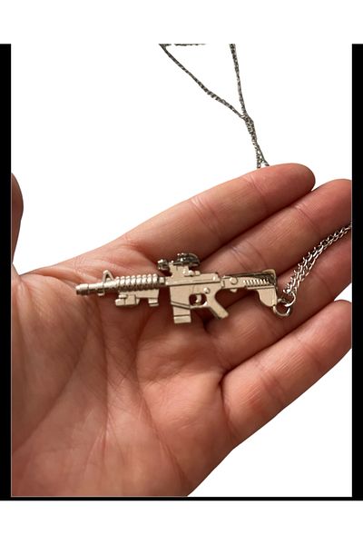 alpikom Rifle Necklace with Chain