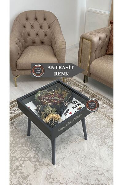 AA AHŞAP AHSEN AHŞAP Buket  Anı Sehpası