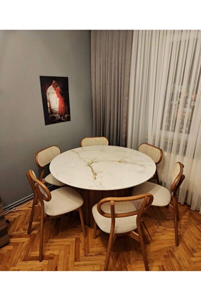 Home BEYAZ ALTIN YEMEK MASASI