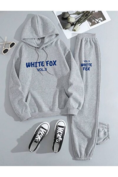 YRN COLLECTION Printed Oversize Unisex Thick Winter Tracksuit Set