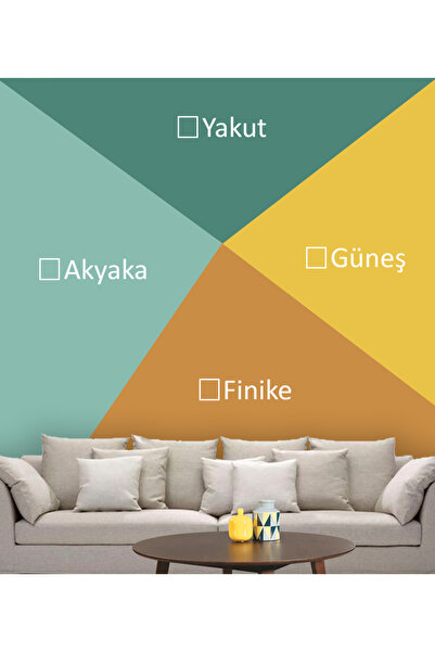 GONDEX Geometrik Duvar Boyama Seti - Kendin Tasarla, Kendin Yap - 2025 Renkleri