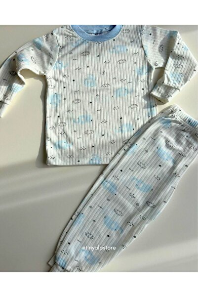 TinyAlp Yumuşacık Baharlık Yazlık Çocuk Pijama Takımı