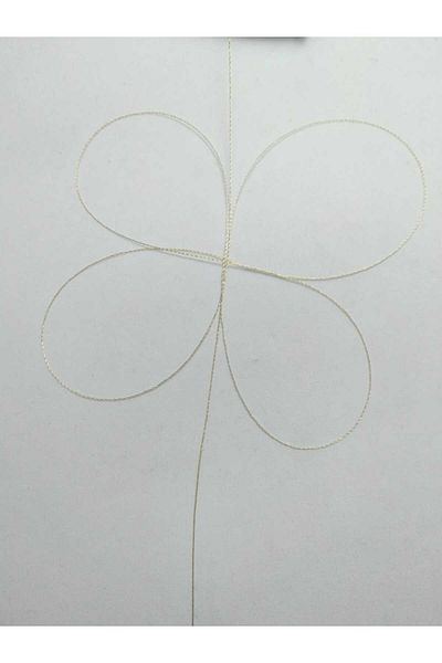 Eskişehir hobi sanat Μπεζ κορδόνι Tasbih - 0,2 mm, 60 μέτρα